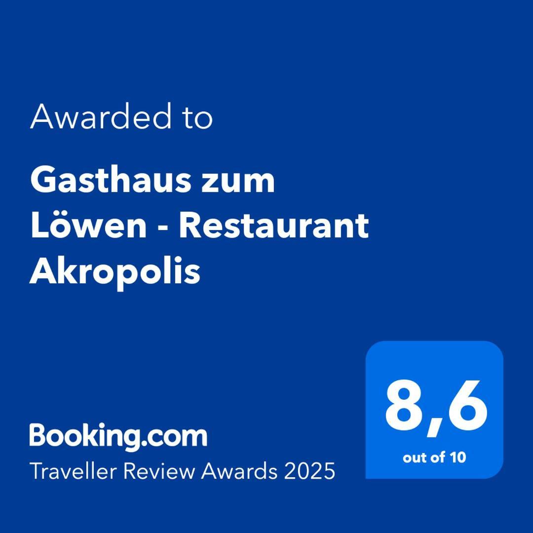 האוסאך Gasthaus Zum Loewen - Restaurant Akropolis מראה חיצוני תמונה